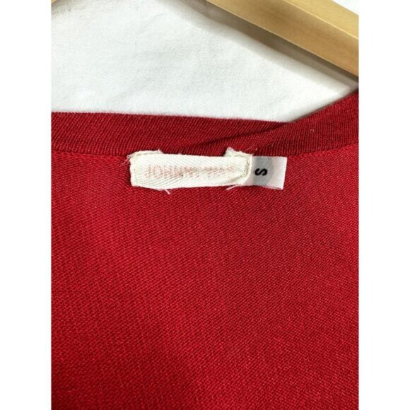 Johnny Was Button Floral‎ Embroidered Button Down Cardigan sz Small Red - Picture 3 of 7
